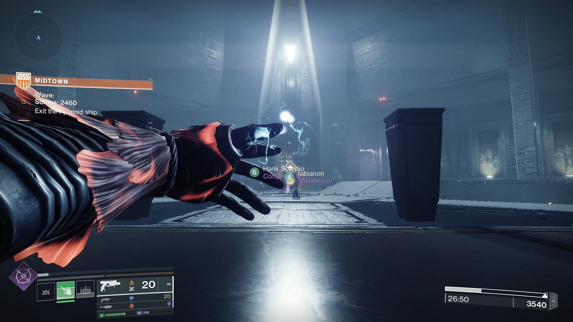 Uses abilities to defeat enemies (Image via Bungie)